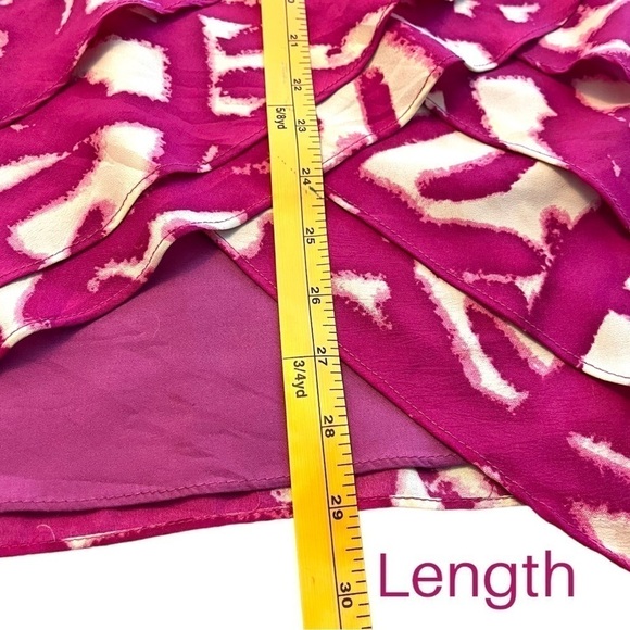 Miss Me Couture Strapless Layered, Ruched, Asymmetric Hem Pink Dress - Picture 8 of 13